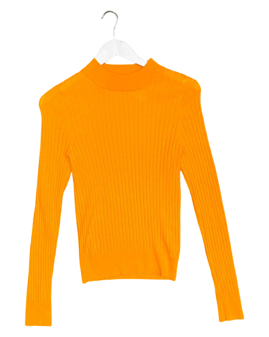 Size 14 (XL) | Bul Merino Wool Long-Sleeve Ribbed Top