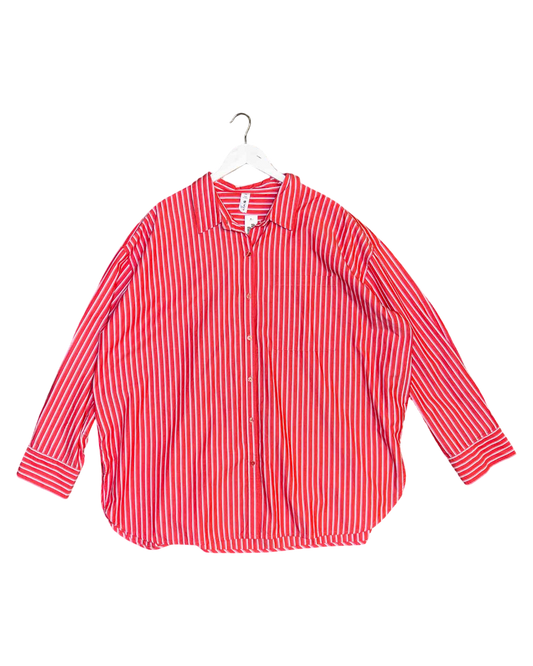 Size 3XL (20) | Elm Cotton Striped Long-Sleeve Shirt