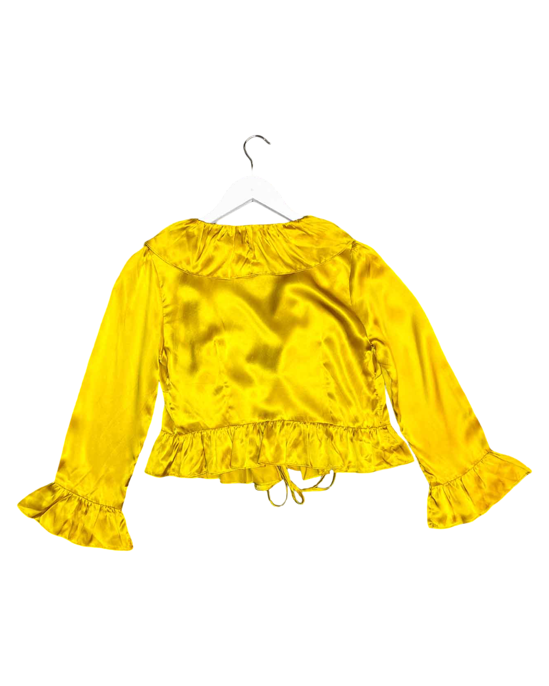 Size 1 (S) | Hansen & Gretel Silk Long-Sleeve Tie-Up Top