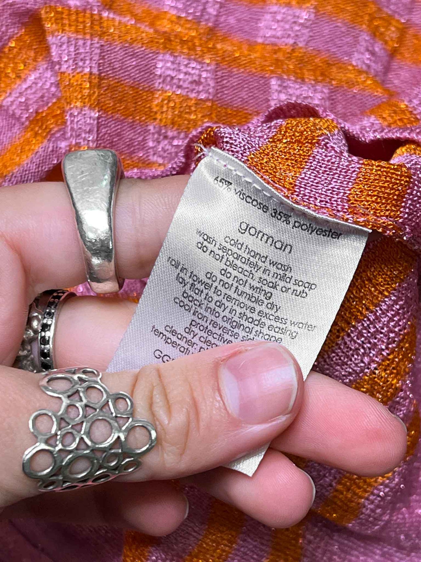 Size 6 | Gorman Sparkly Knit Gingham Top