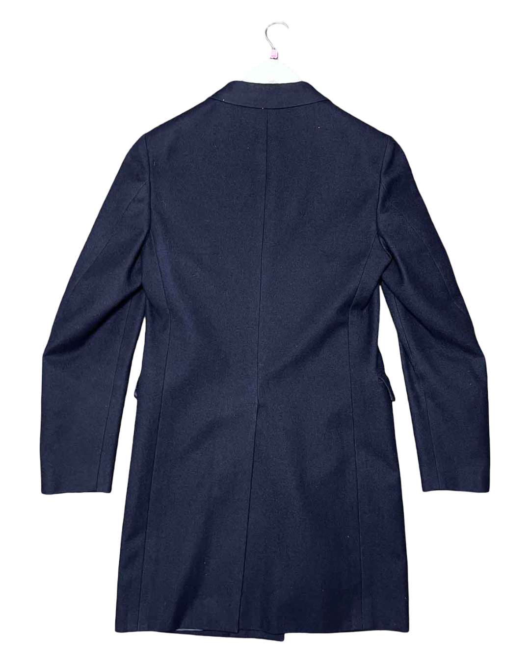 Size 46R (M S/M) | Prada Navy Wool Overcoat