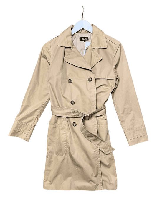 Size XS | A.P.C Mini Length Trench Coat