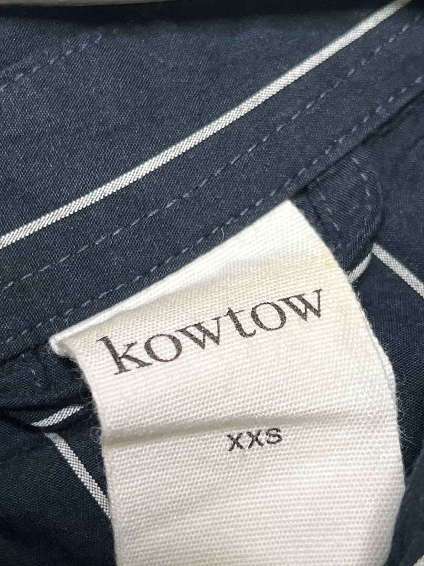 Size 2XS | Kowtow Contrast Stripes Maxi Dress