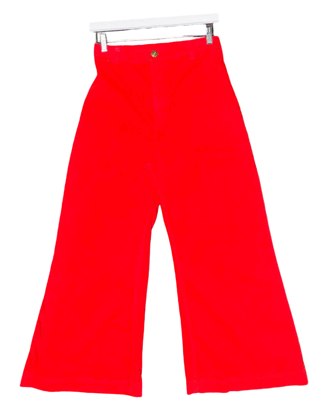 Size S | Big Bud Press Cotton Red Bell-Bottom Pants