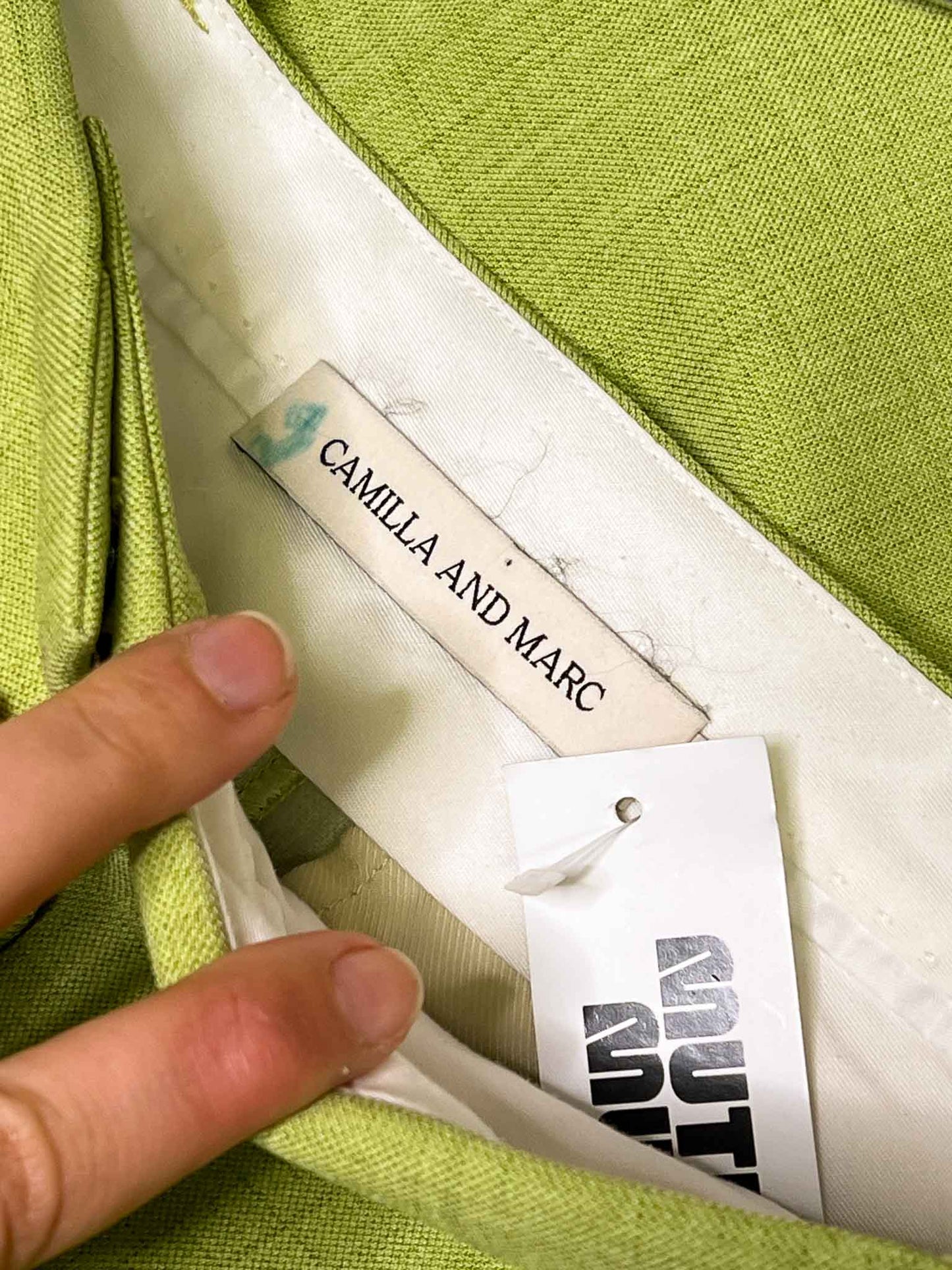 Size 4 (XXS) | Camilla and Marc Meadow Green Idra Pants