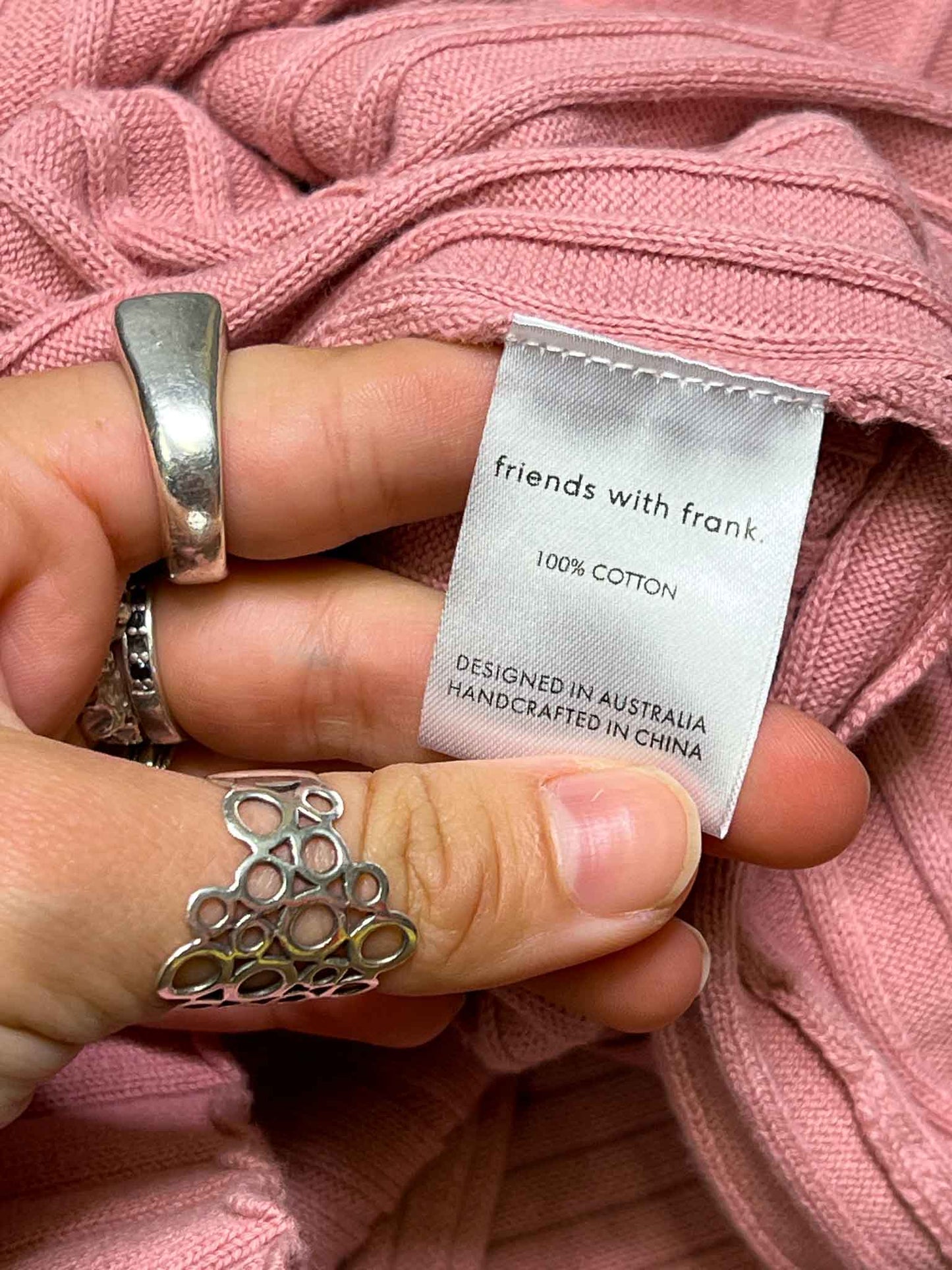 Size S | Friends with Frank Cotton Ribbed Mini Dress