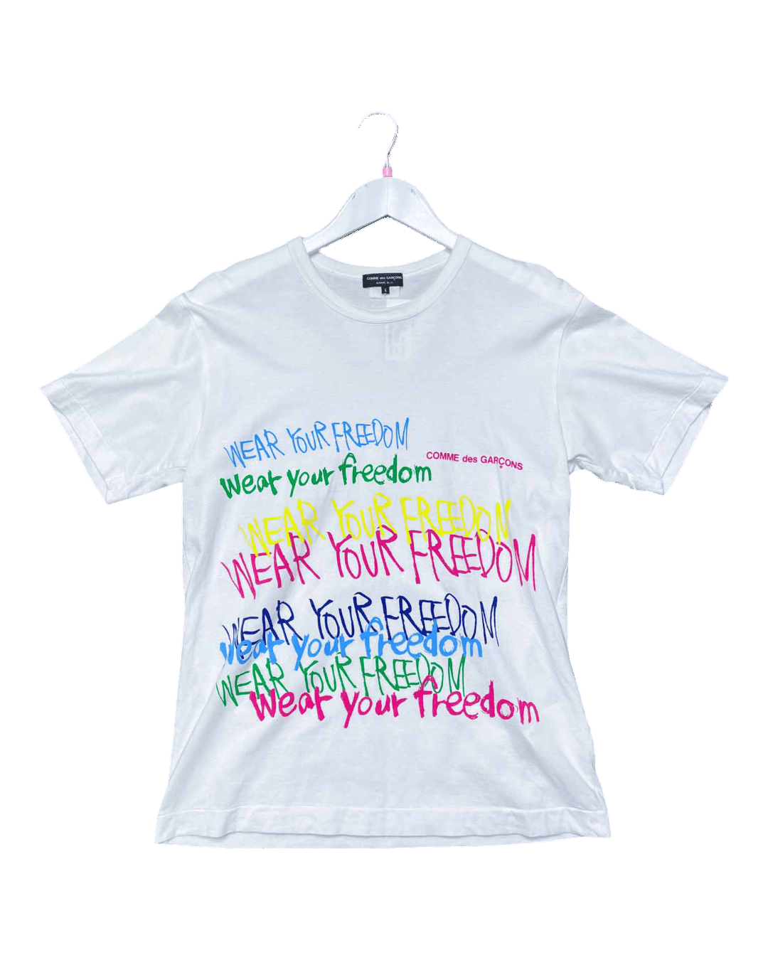 Size S | Comme des Garçons Wear Your Freedom T-shirt