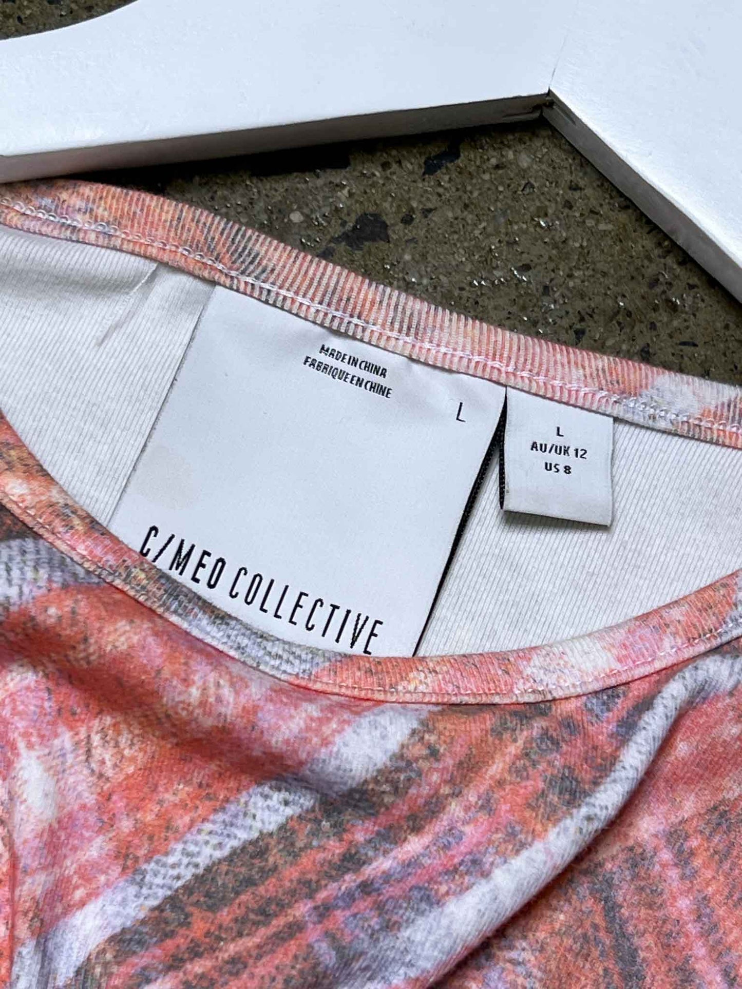 Size L | C/MEO Collective Different Story Long-Sleeve Top