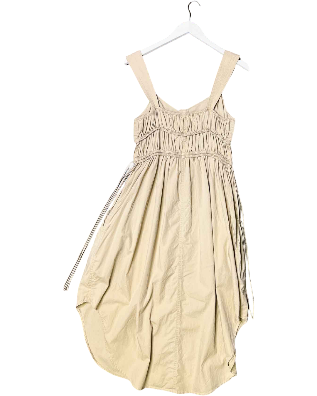 Size 12 | Oroton Cotton Gathered Midi Dress