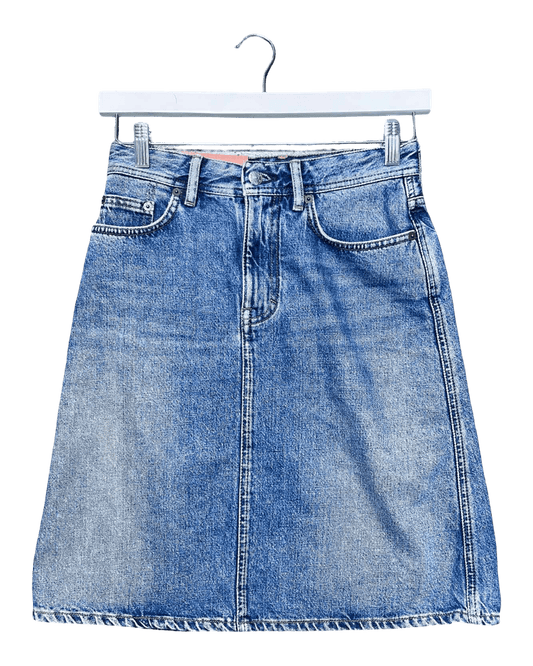 Size 24 (XS) | Acne Studios Vintage Denim Midi Skirt