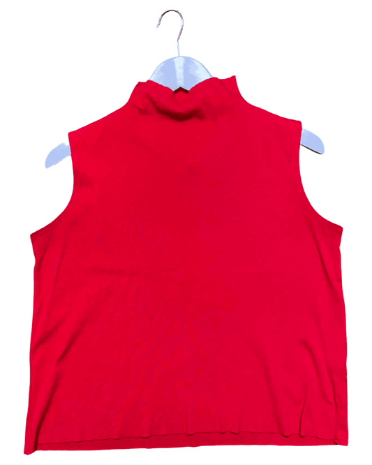 Size M | A.BCH Turtleneck Knit Sleeveless Top