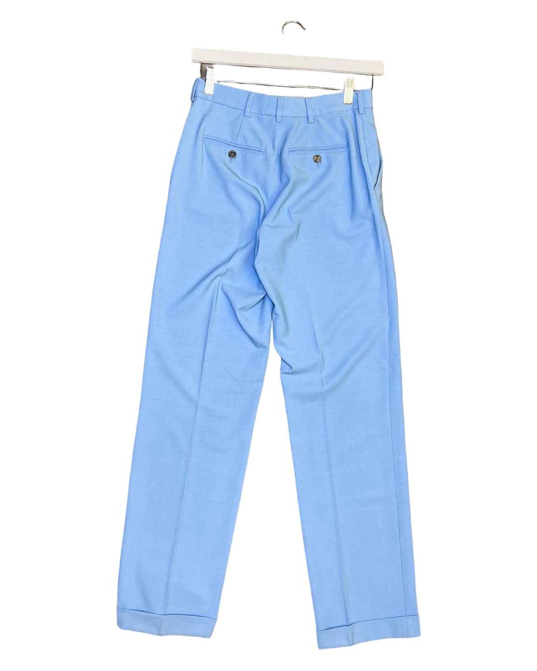 Size 36 (S) | Addicted To Essentiel Wool Blend Blue Tailored Pants