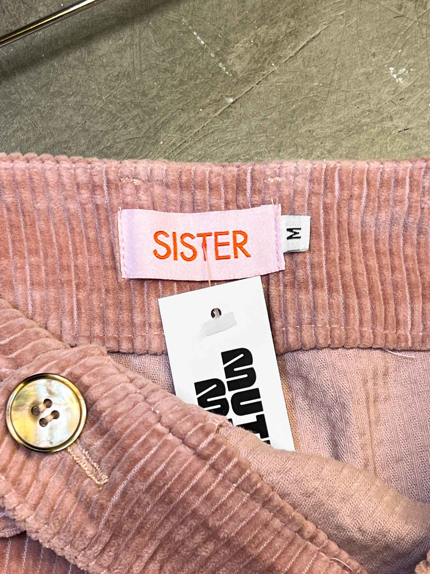 Size M | Sister Pink Corduroy Flared Pants