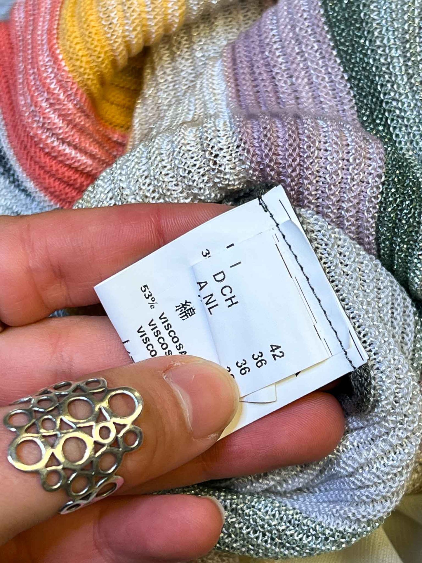 Size S | Missoni Sleeveless Glitter Mini Dress