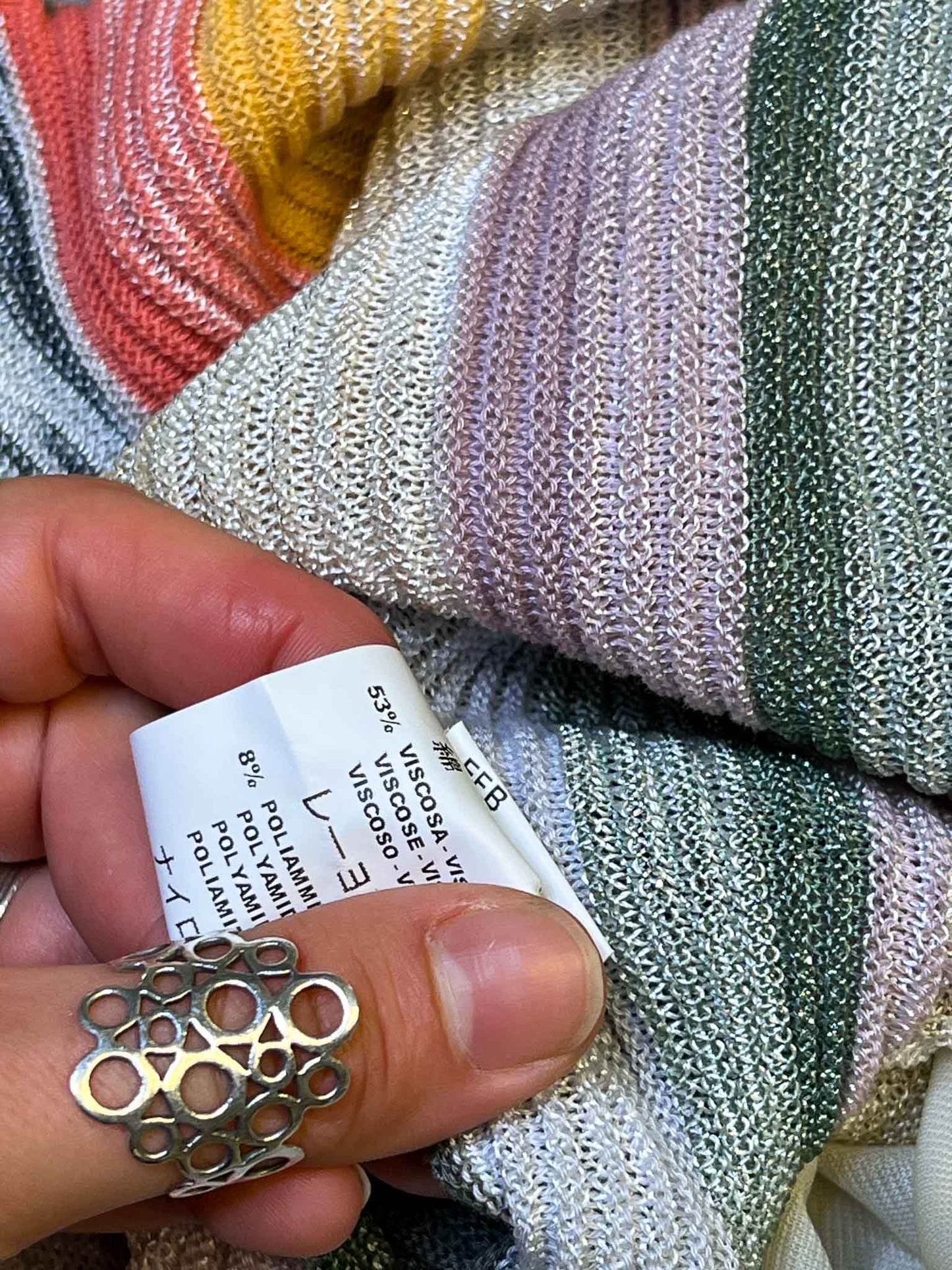 Size S | Missoni Sleeveless Glitter Mini Dress