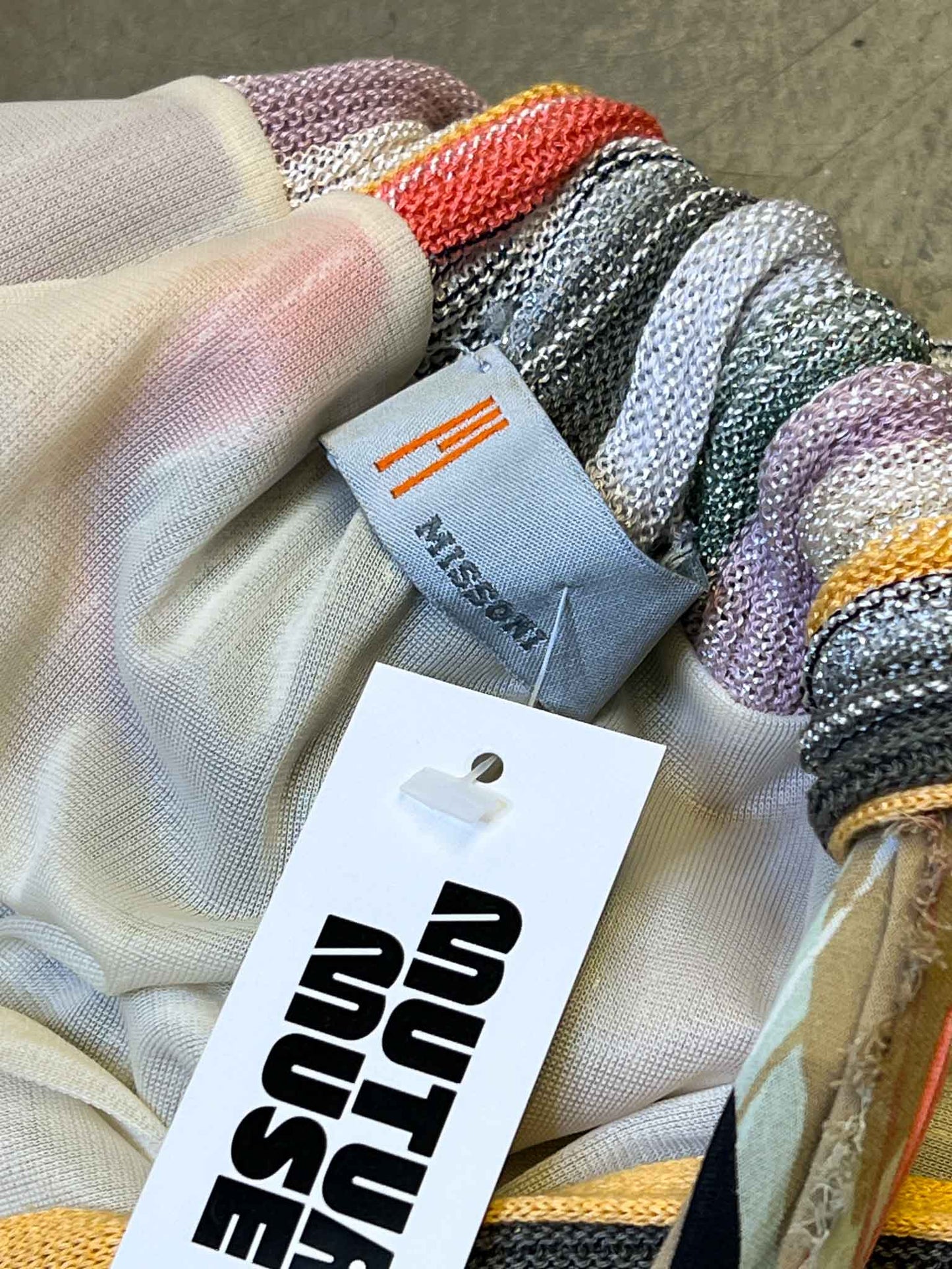 Size S | Missoni Sleeveless Glitter Mini Dress