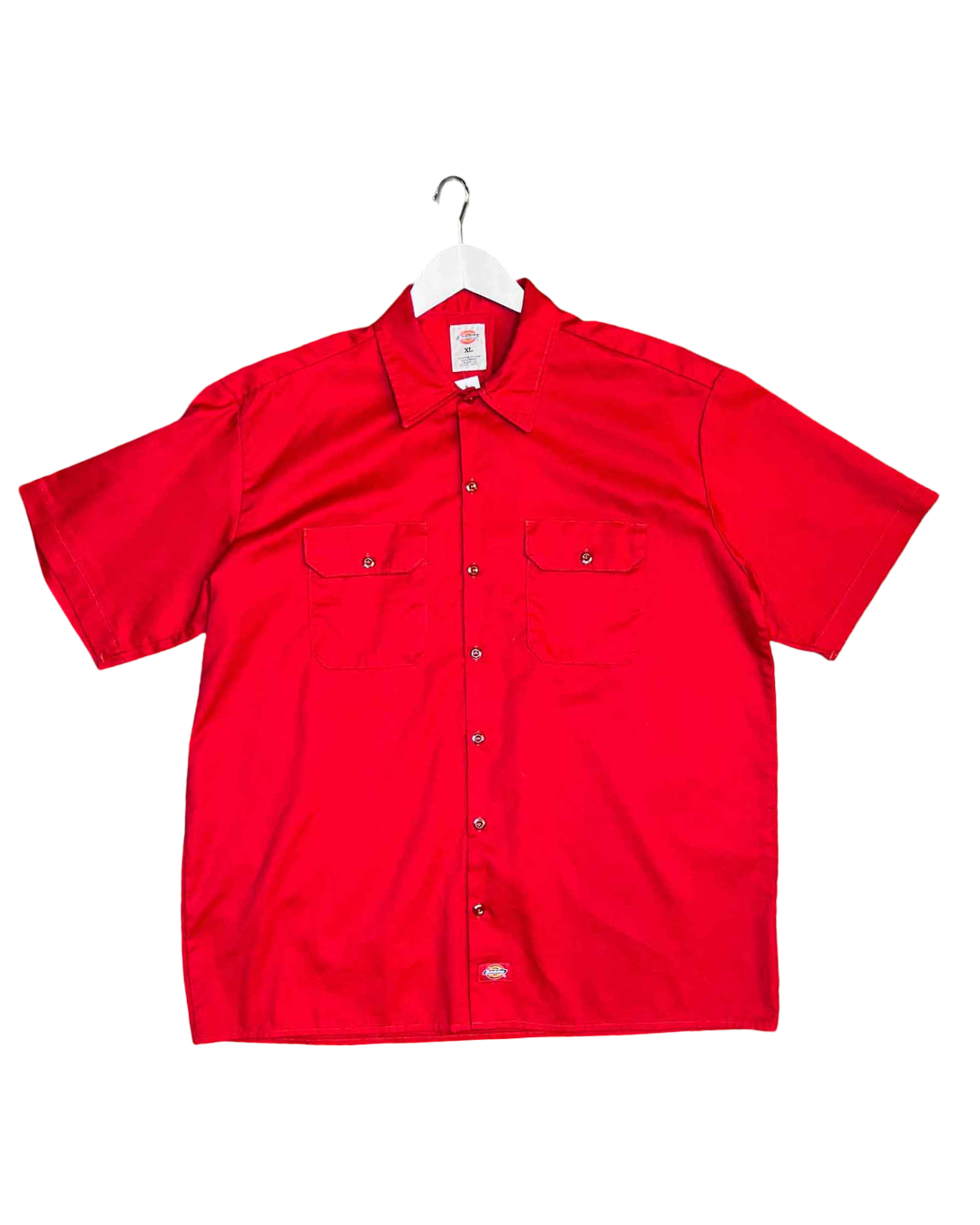 Size XL | Dickies Red Short-Sleeve Workwear Shirt