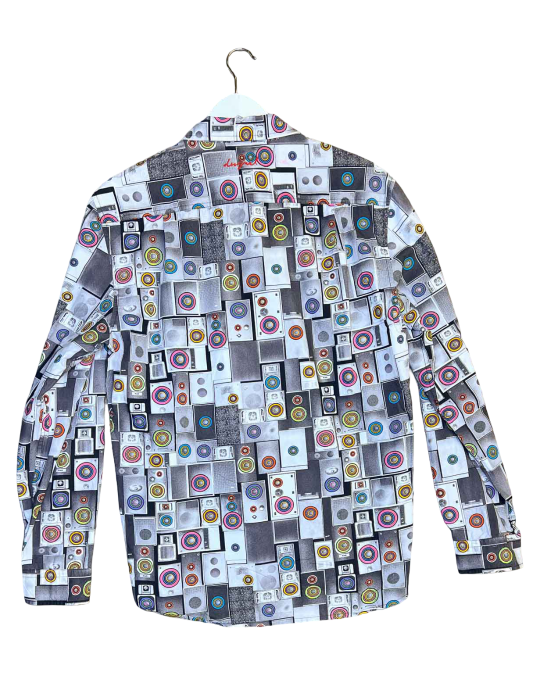 Size XL | Desigual Cotton Speaker Button-Up Shirt