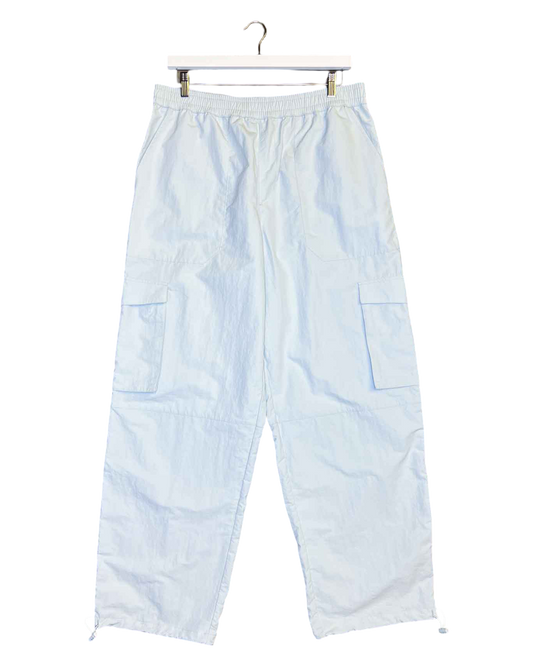 Size 16 (XXL) | Henne Baby Blue Parachute Cargo Pants