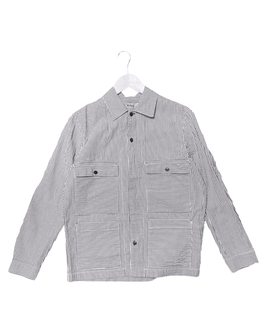 Size XS | Kloke Seersucker Chore Shirt