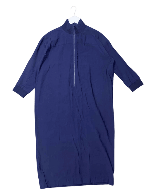 Size XS | Alpha60 Navy Zip-Up Maxi Dress