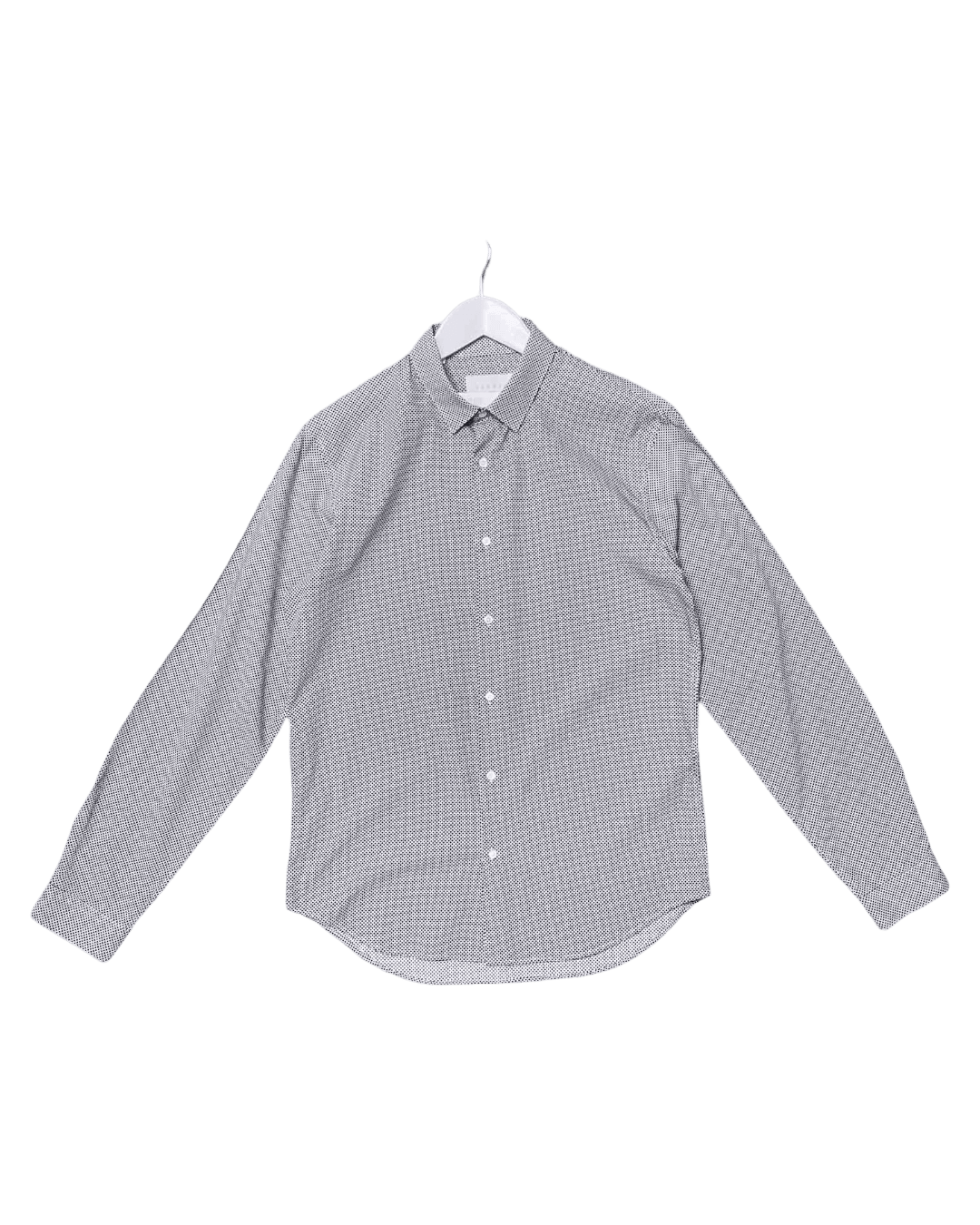 Size L | Sandro Paris Geometric Button Down Shirt