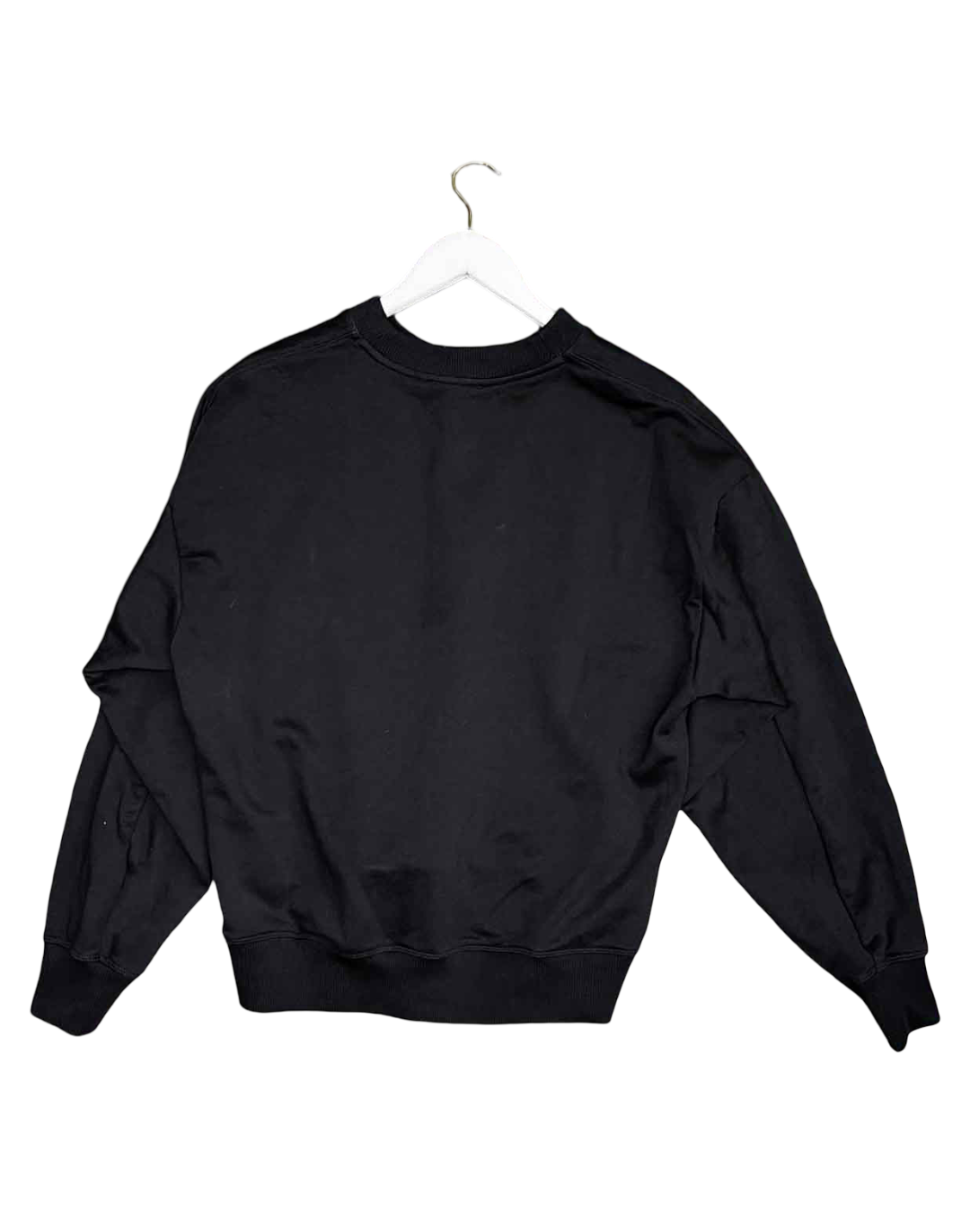 Size S | COS Black Cotton Crewneck Jumper