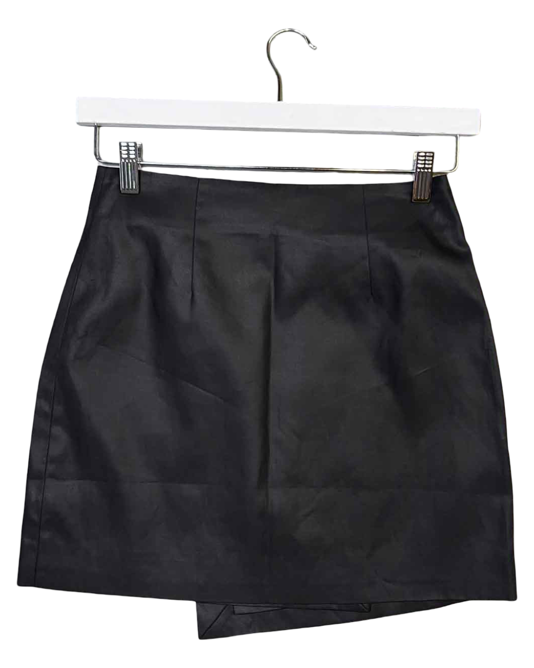Size 6 (XS) | Incu Black Wrap Mini Skirt