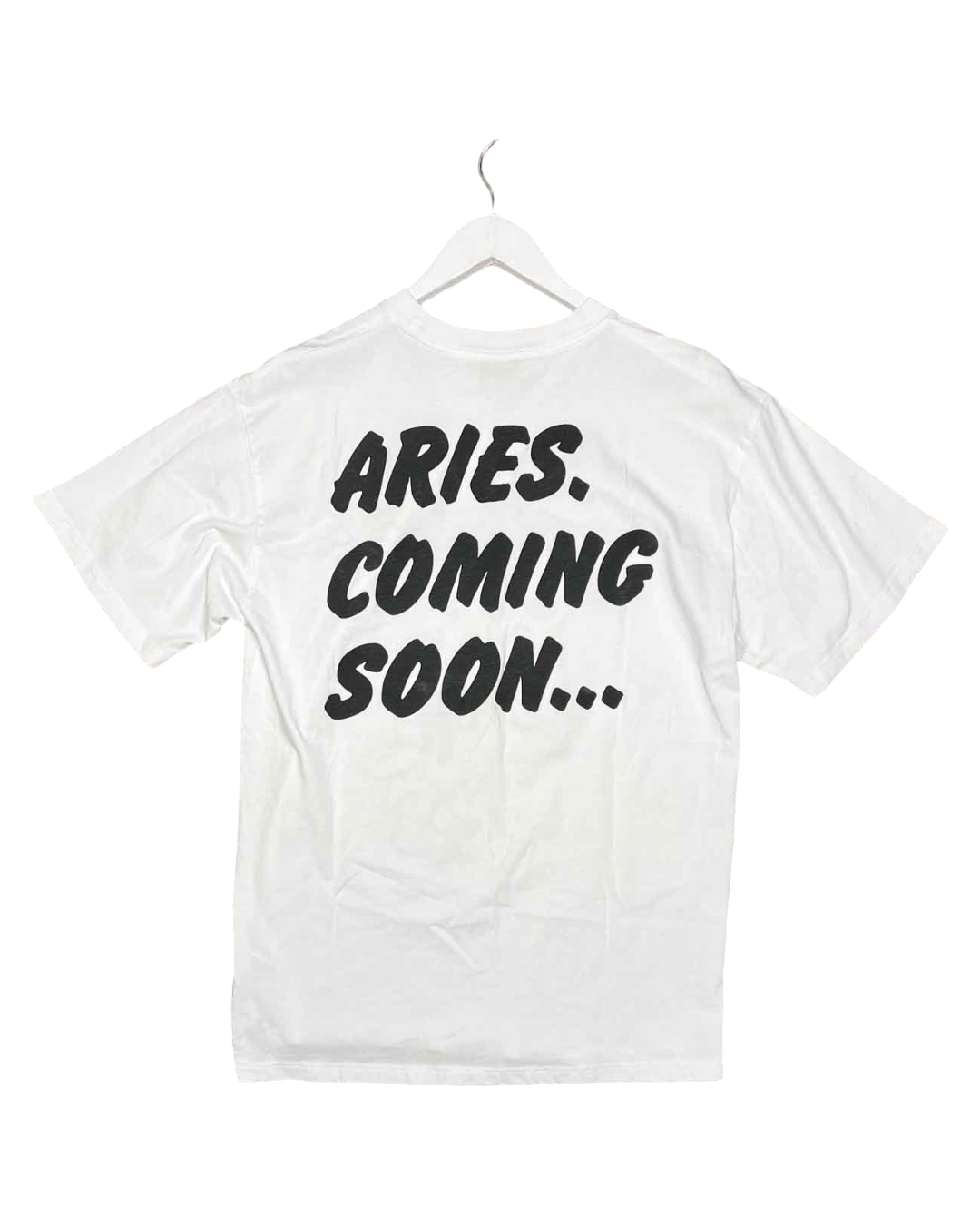 Size M | Aries Coming Soon Graphic Crewneck T-shirt