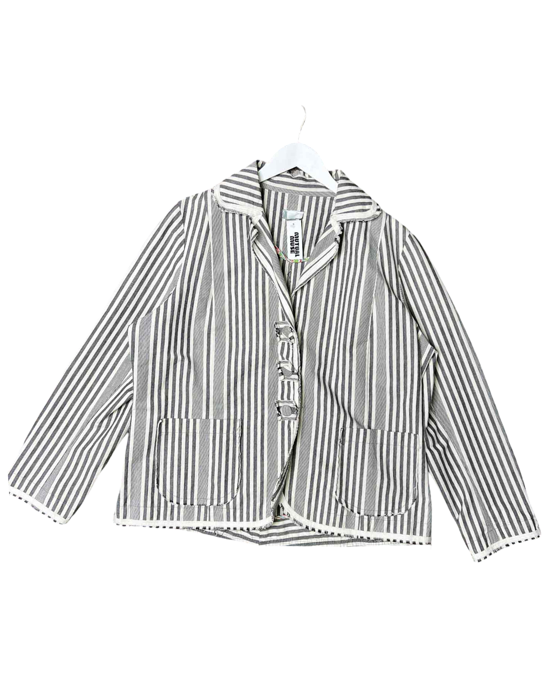 Size S/M | Moss Stripey Cotton Jacket
