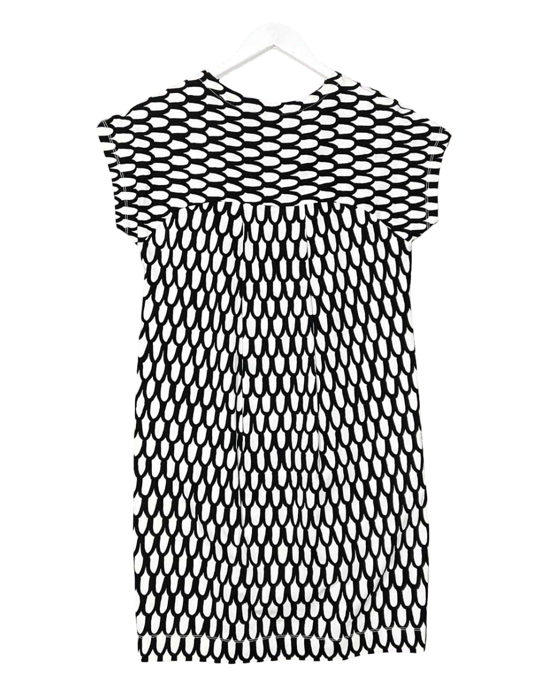 Size S | Marimekko Stretch Cotton Oval Mini Dress