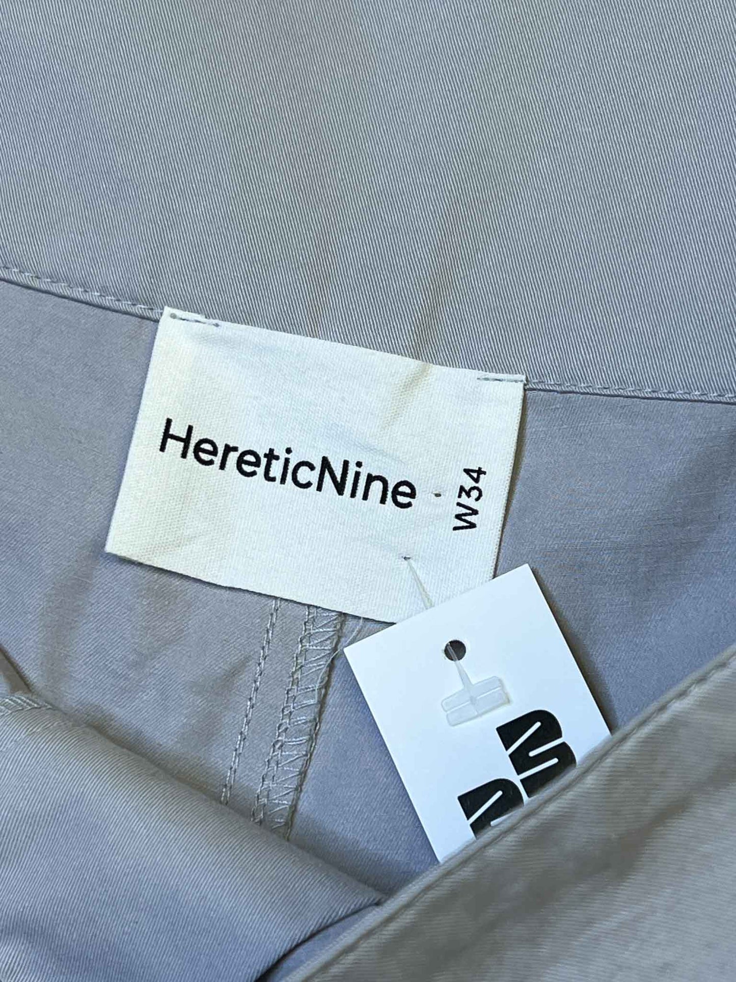 Size 34 | Heretic Nine Grey Cotton Wide-Leg Shorts