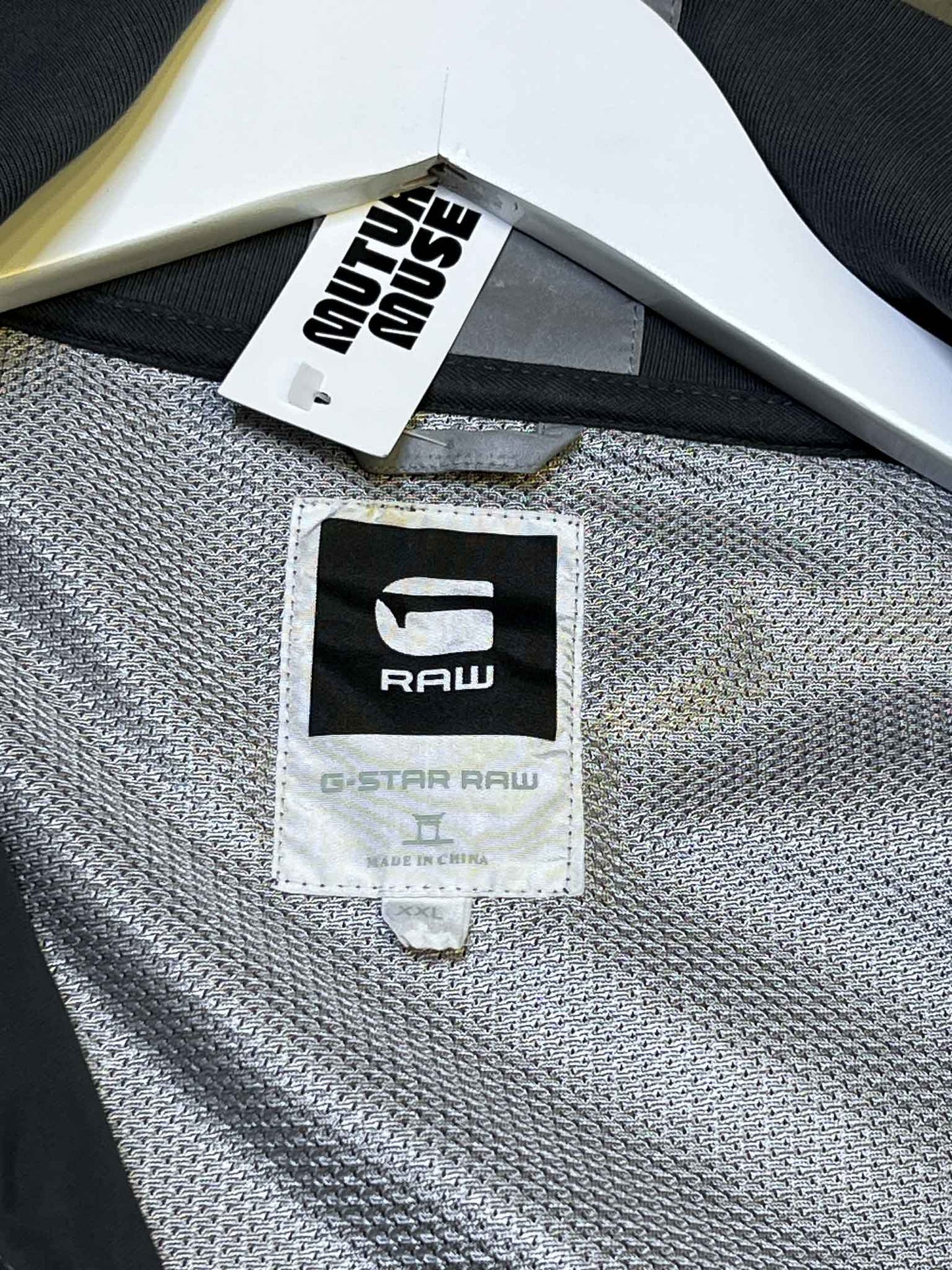 Size XXL | G Star Raw Nylon Grey Track Jacket