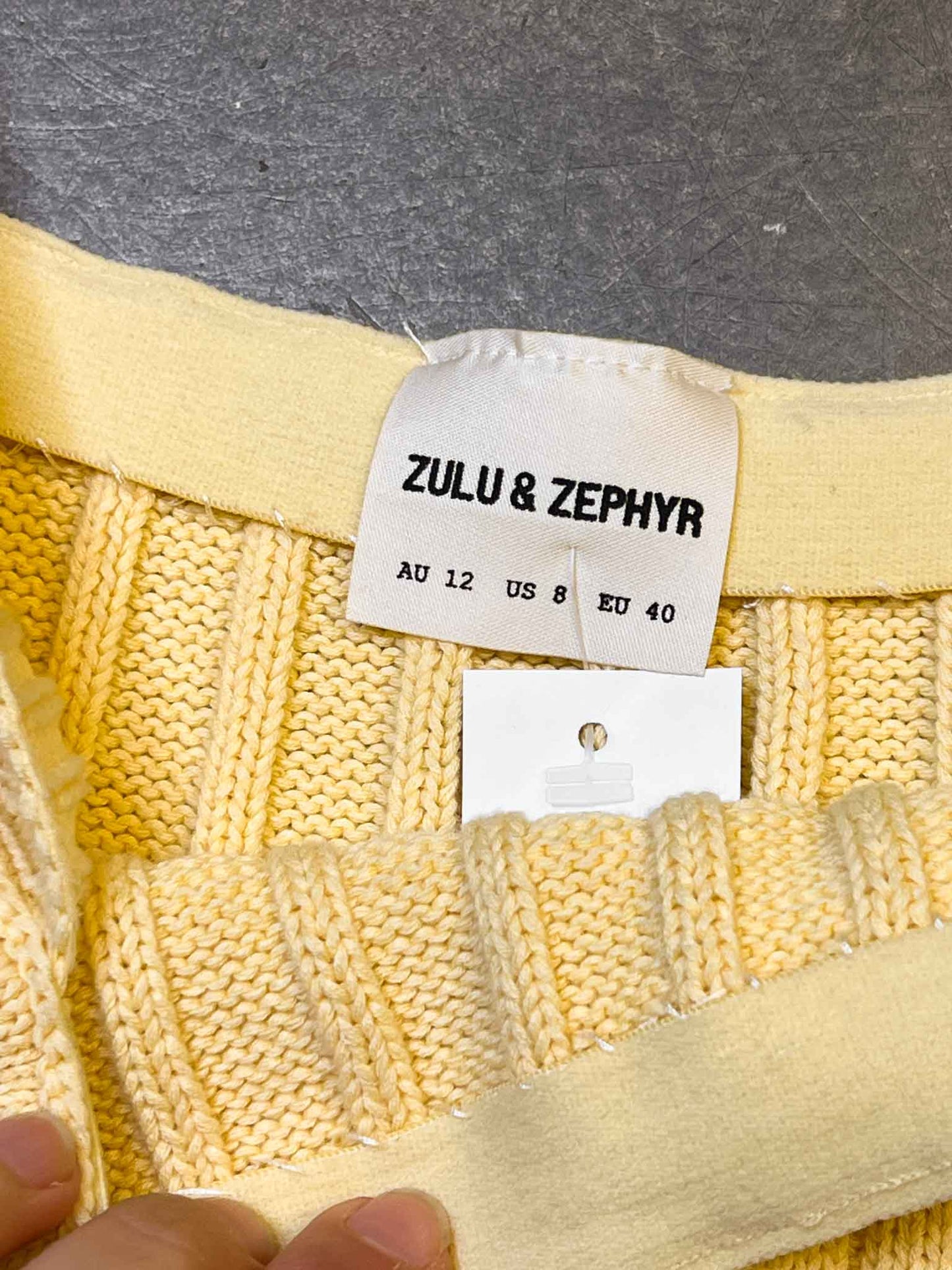 Size 12 (L) | Zulu & Zephyr Butter Textured Knit Tank Top