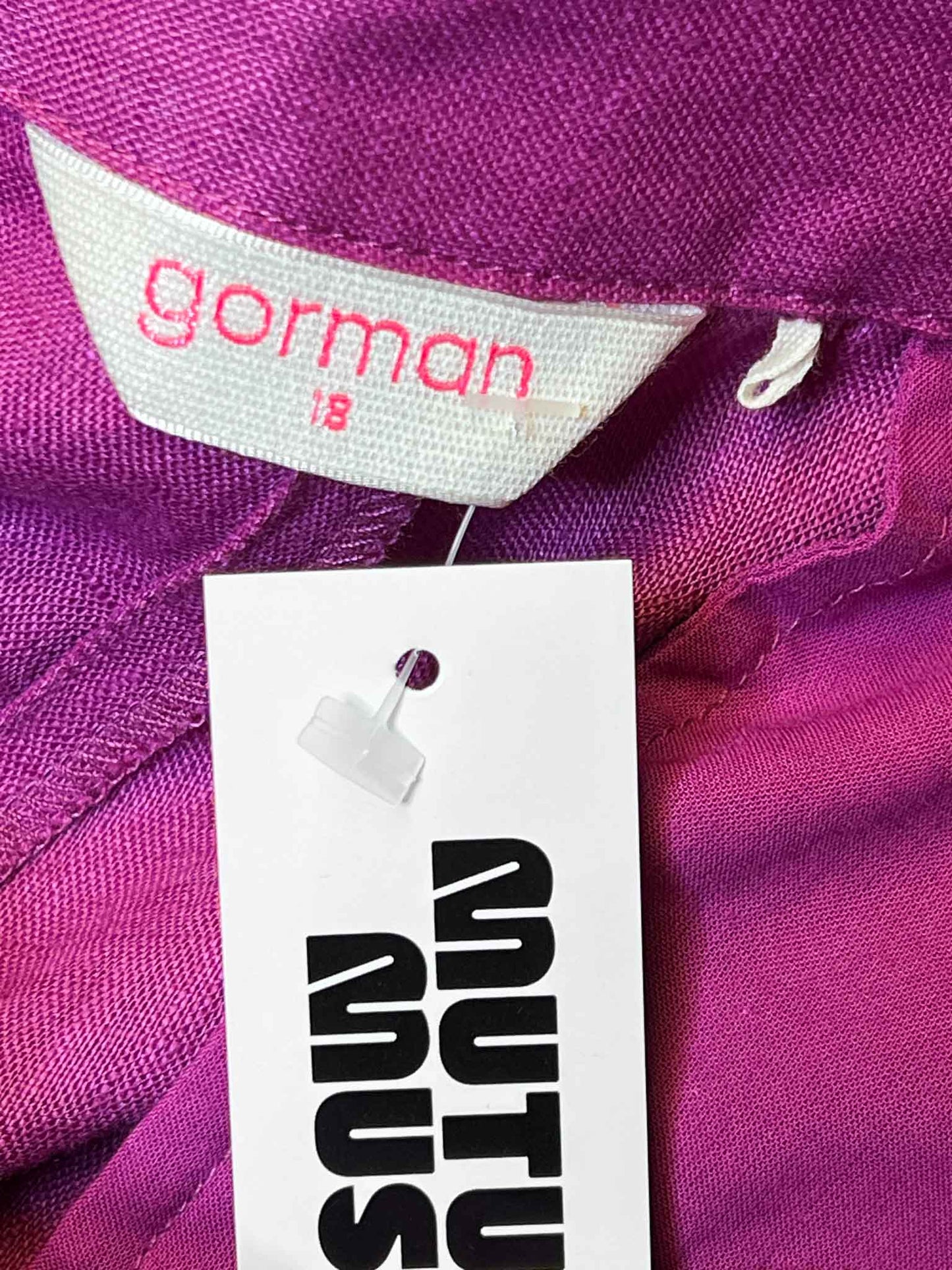 Size 18 | Gorman Pink Linen Wide-Leg Pants