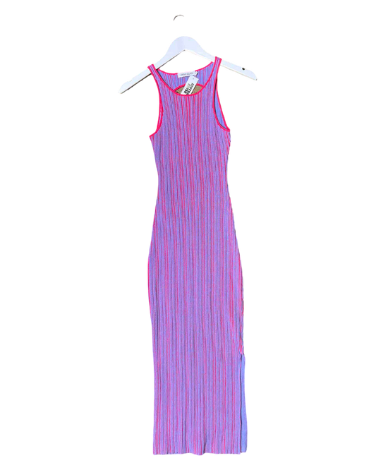 Size 6 | Anna Quan Contrast Ribbed Knit Dress