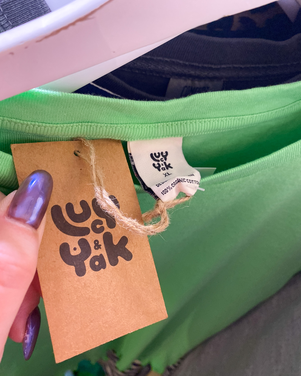 Size XL | Lucy & Yak Cropped T-shirt With Tags