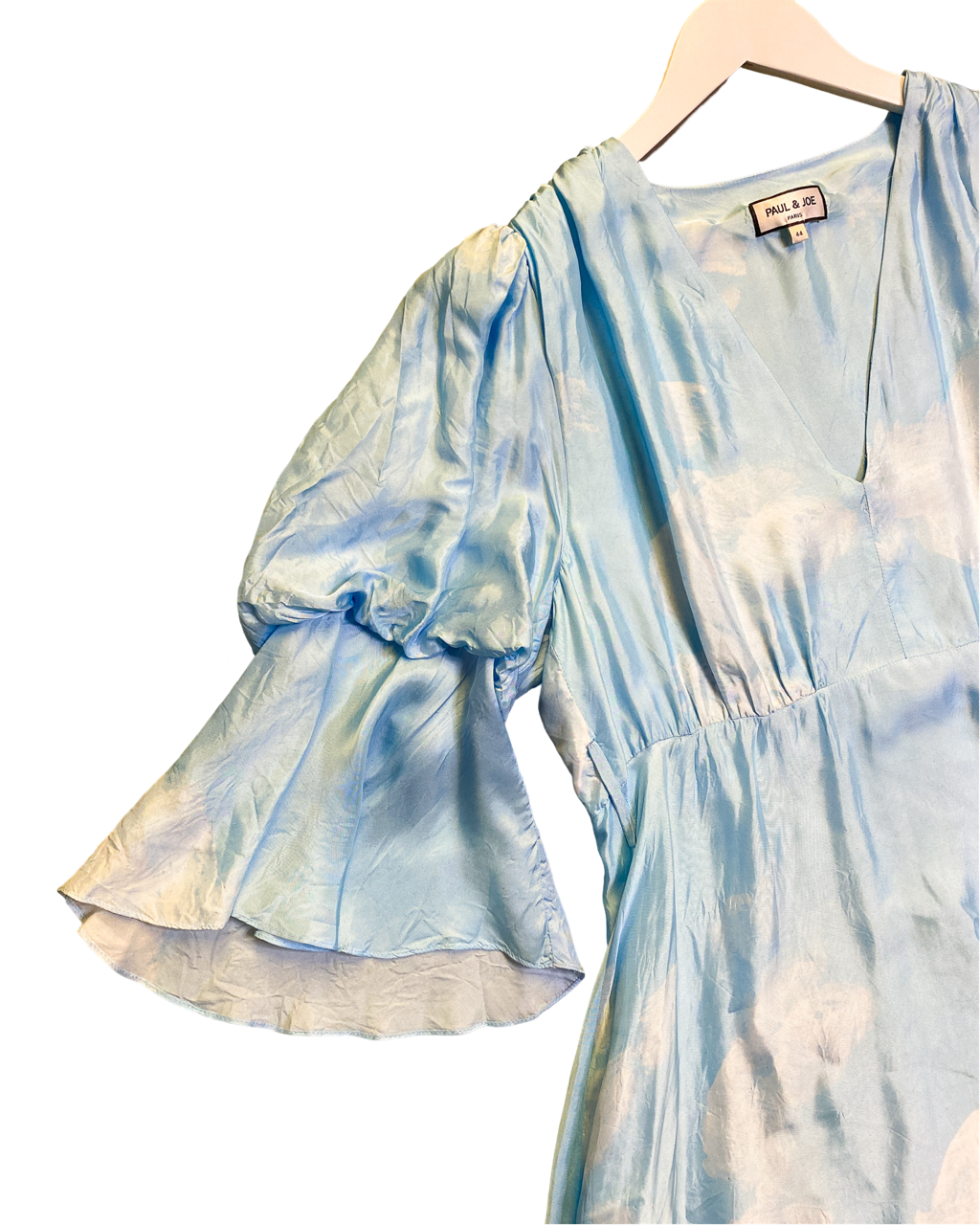 Size XL (44) | Paul & Joe Satin Landscape Dress