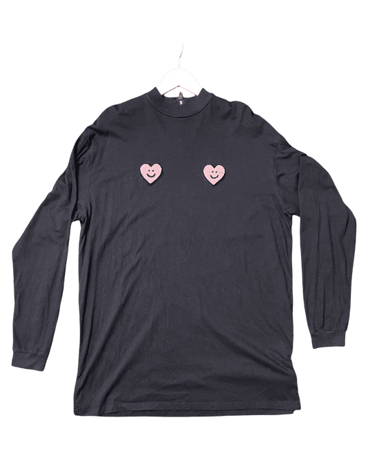 Size M | Lazy Oaf Fluffy Hearts Dress