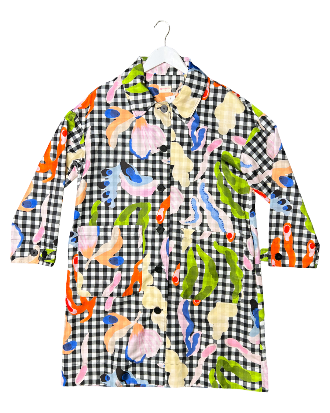 Size 10 | Gorman Garden Check Trench Jacket