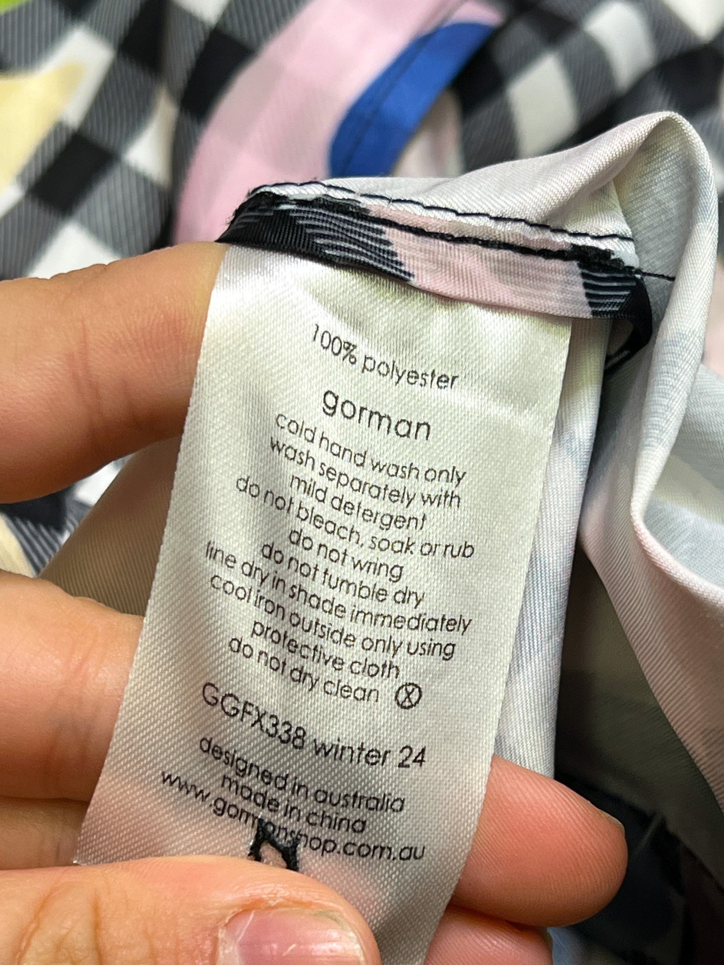 Size 10 | Gorman Garden Check Trench Jacket