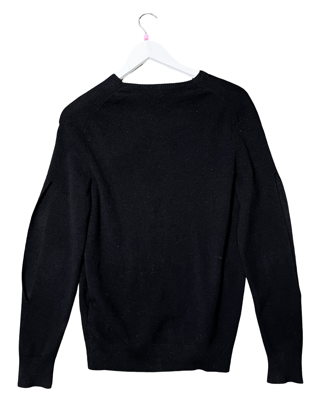 Size XS | Ports Black Wool Cutout Jumper