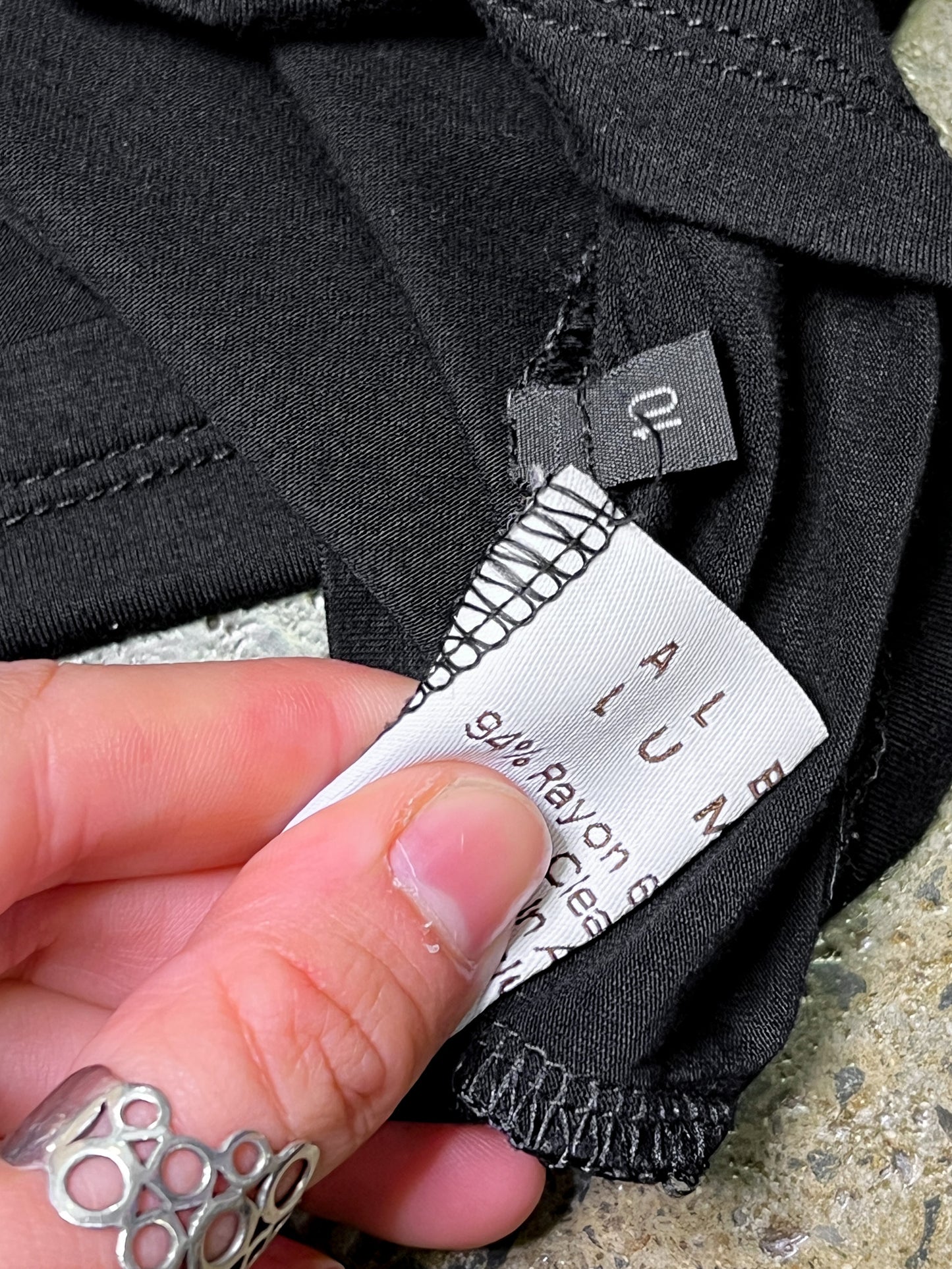 Size 10 | Albus Lumen Cropped Black Cardigan