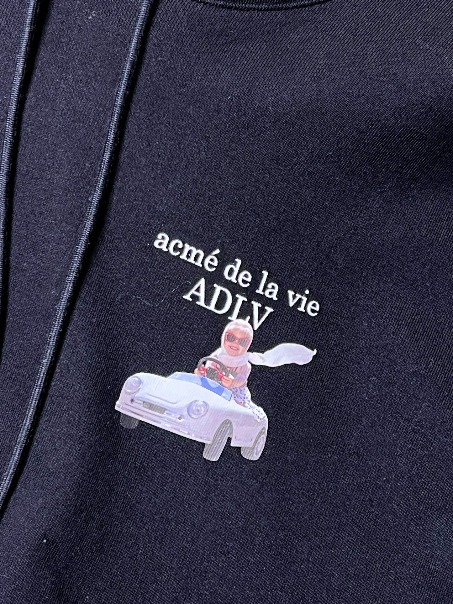 Size 2 (M/L) | Acme de la Vie Baby Face Sports Car Hoodie