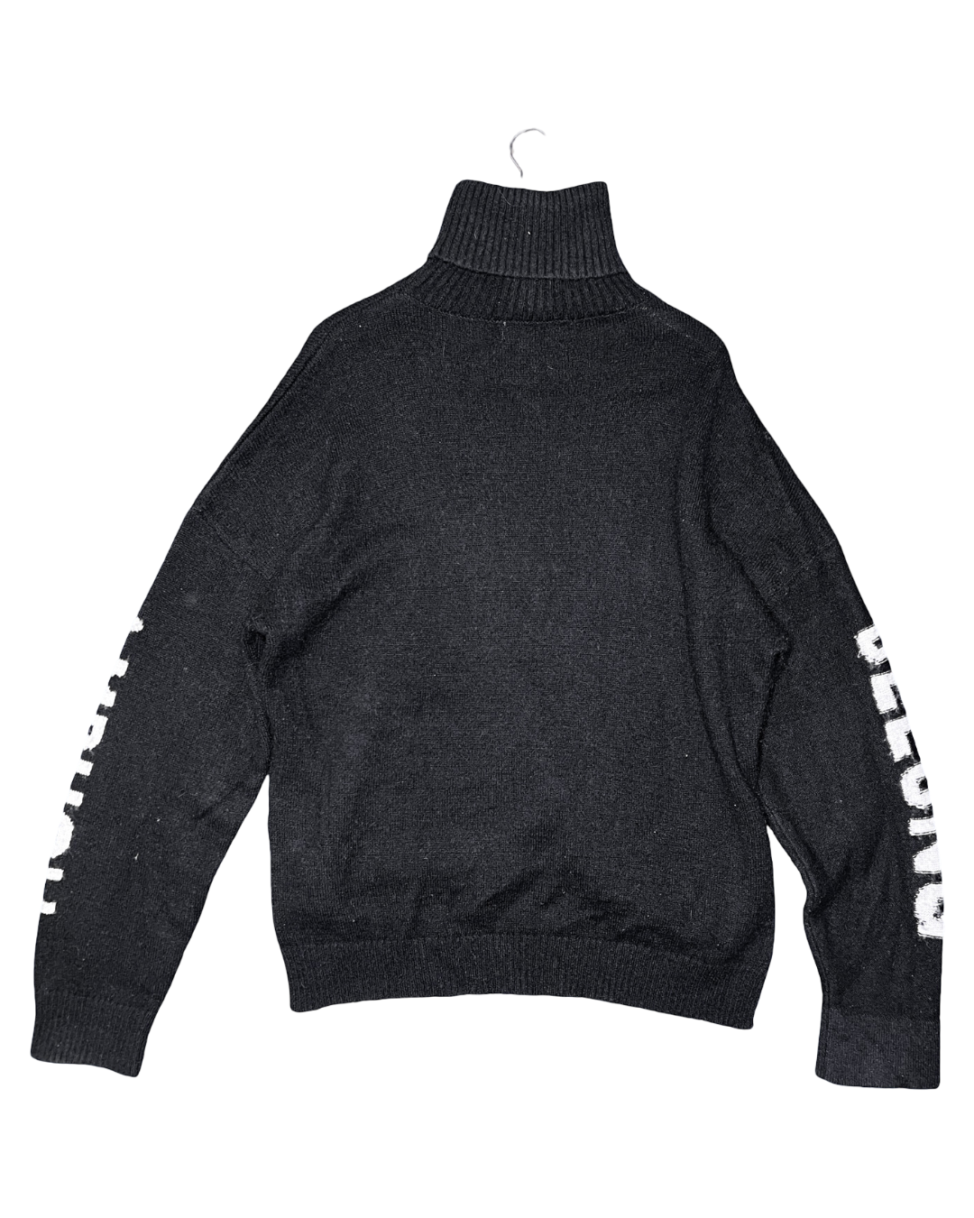 Size S (1) | Ambush Black Wool Turtleneck Jumper