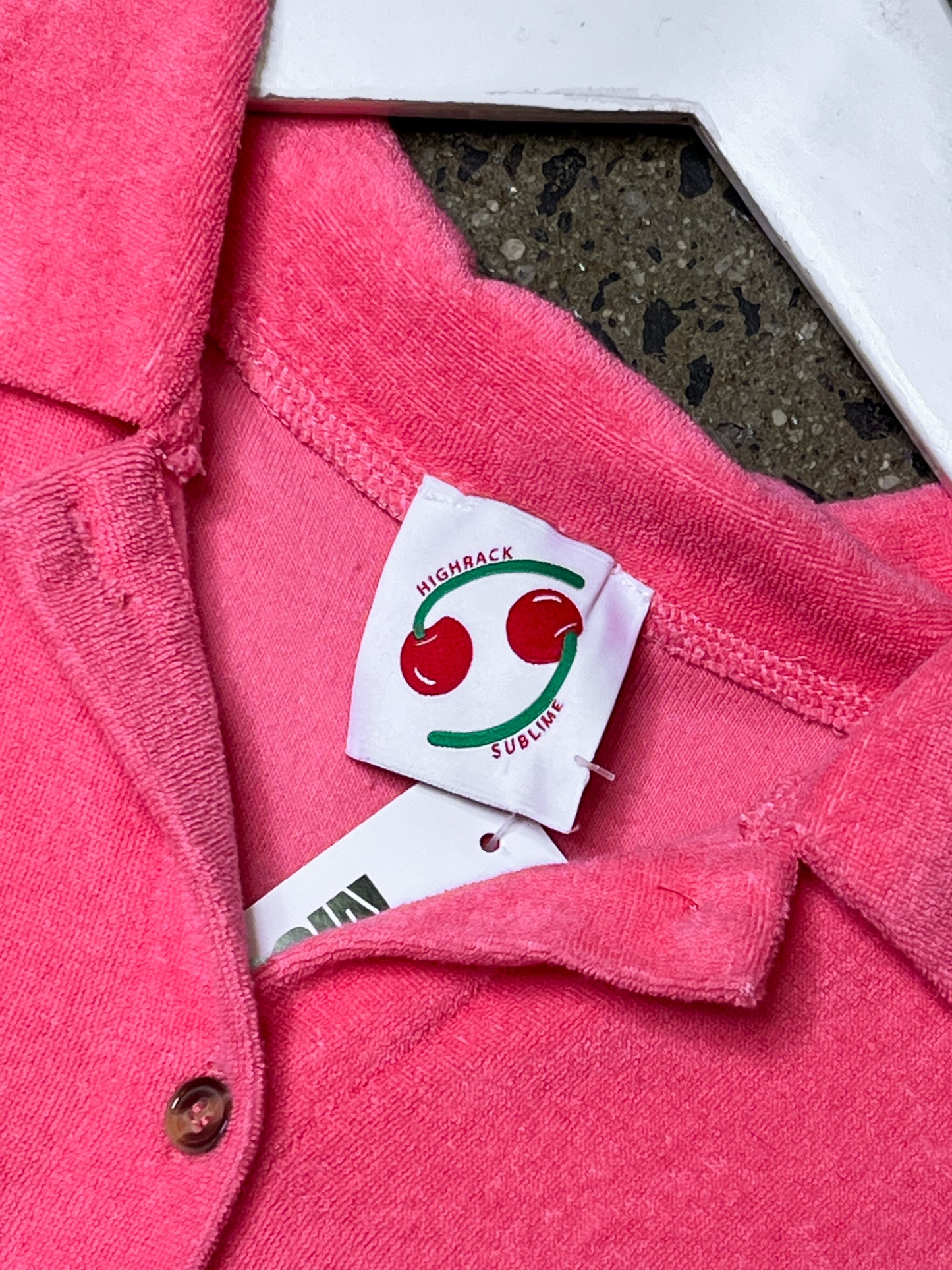 Size 6 (S) | Highrack Sublime Pink Terry Shirt