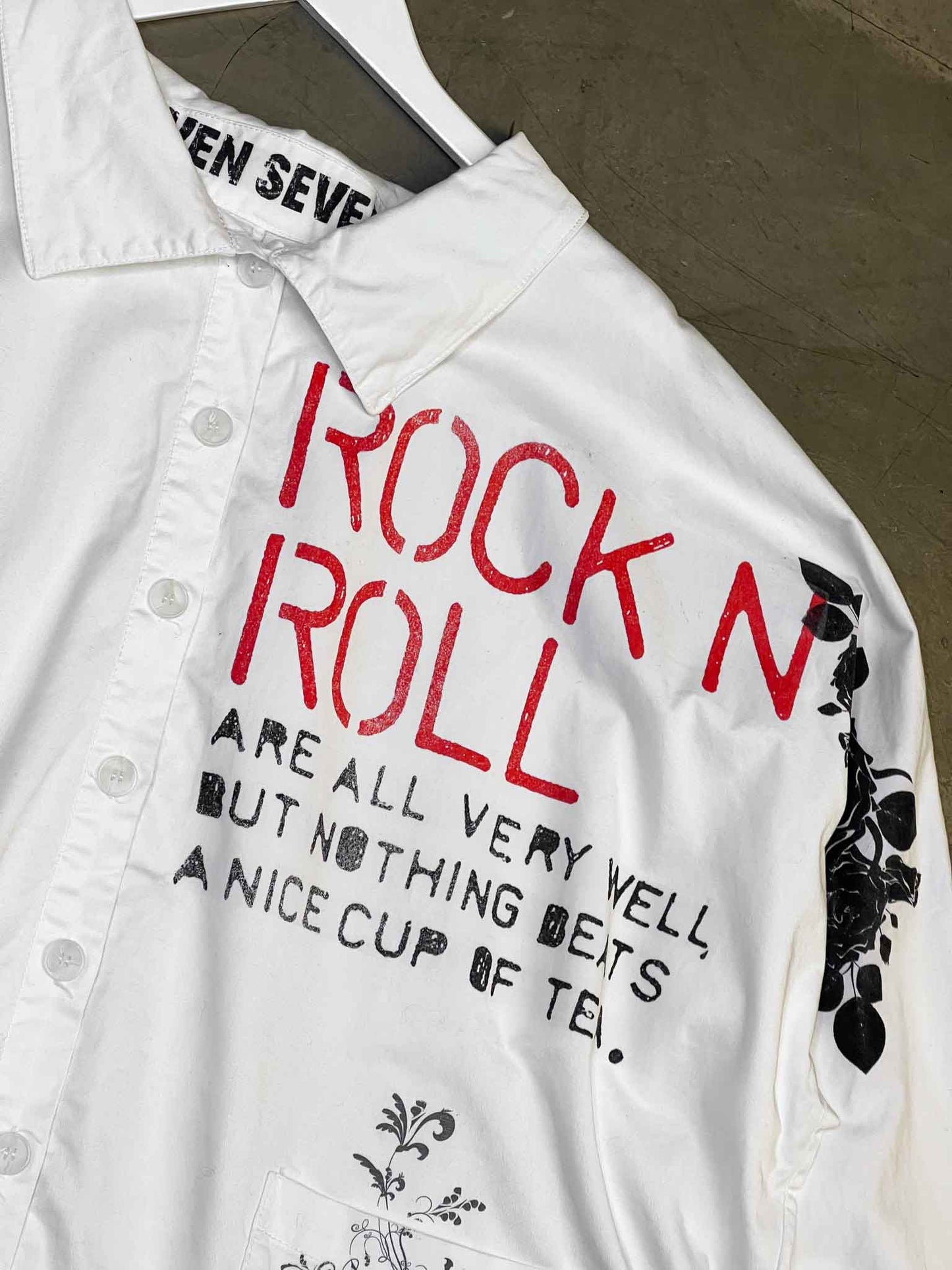 Size OSFM | Seven Seventy Oversized Rock & Roll Shirt