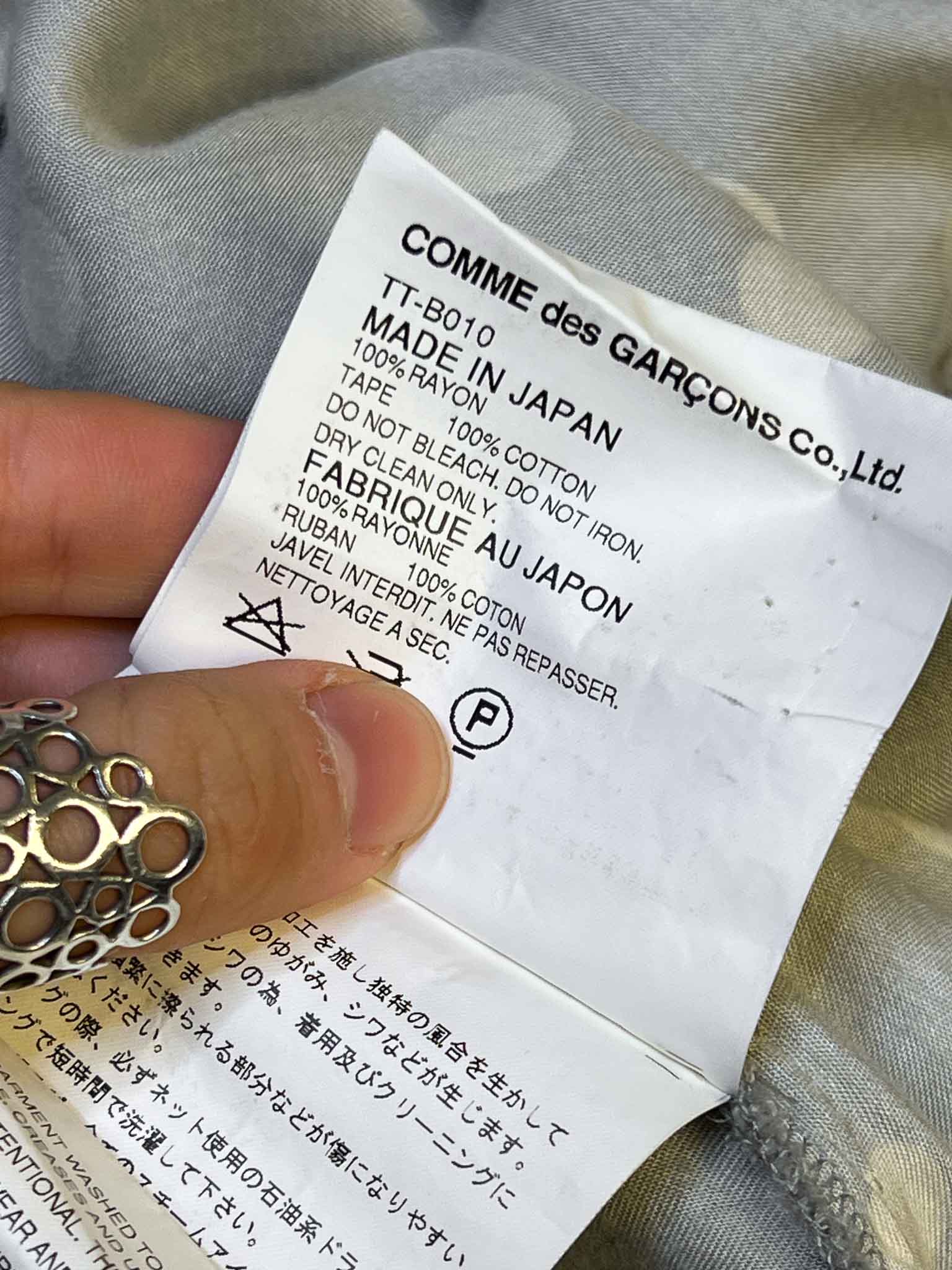Size M | Tricot Comme des Garçons PolkaDot Cotton Wrap Top