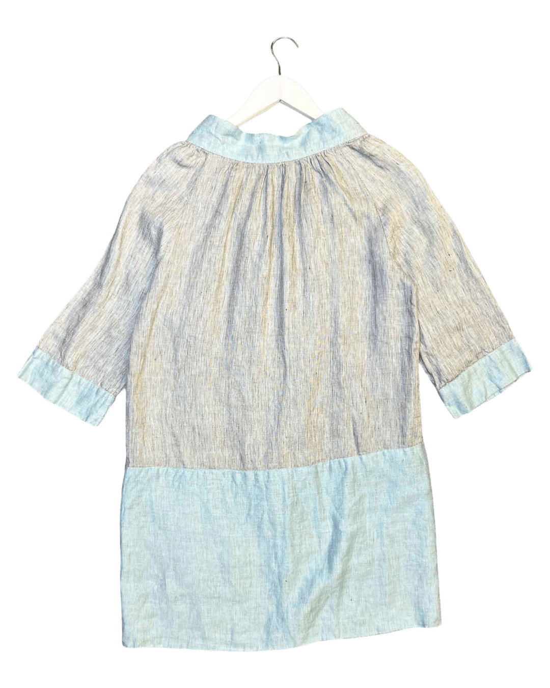 Size 1 (S) | Lee Matthews Linen Longline Button-Up Top