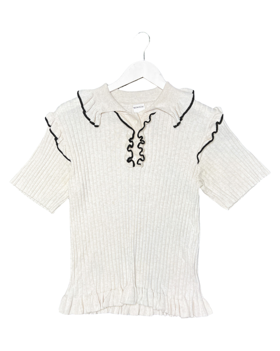 Size S | Kowtow Organic Cotton Flower Polo